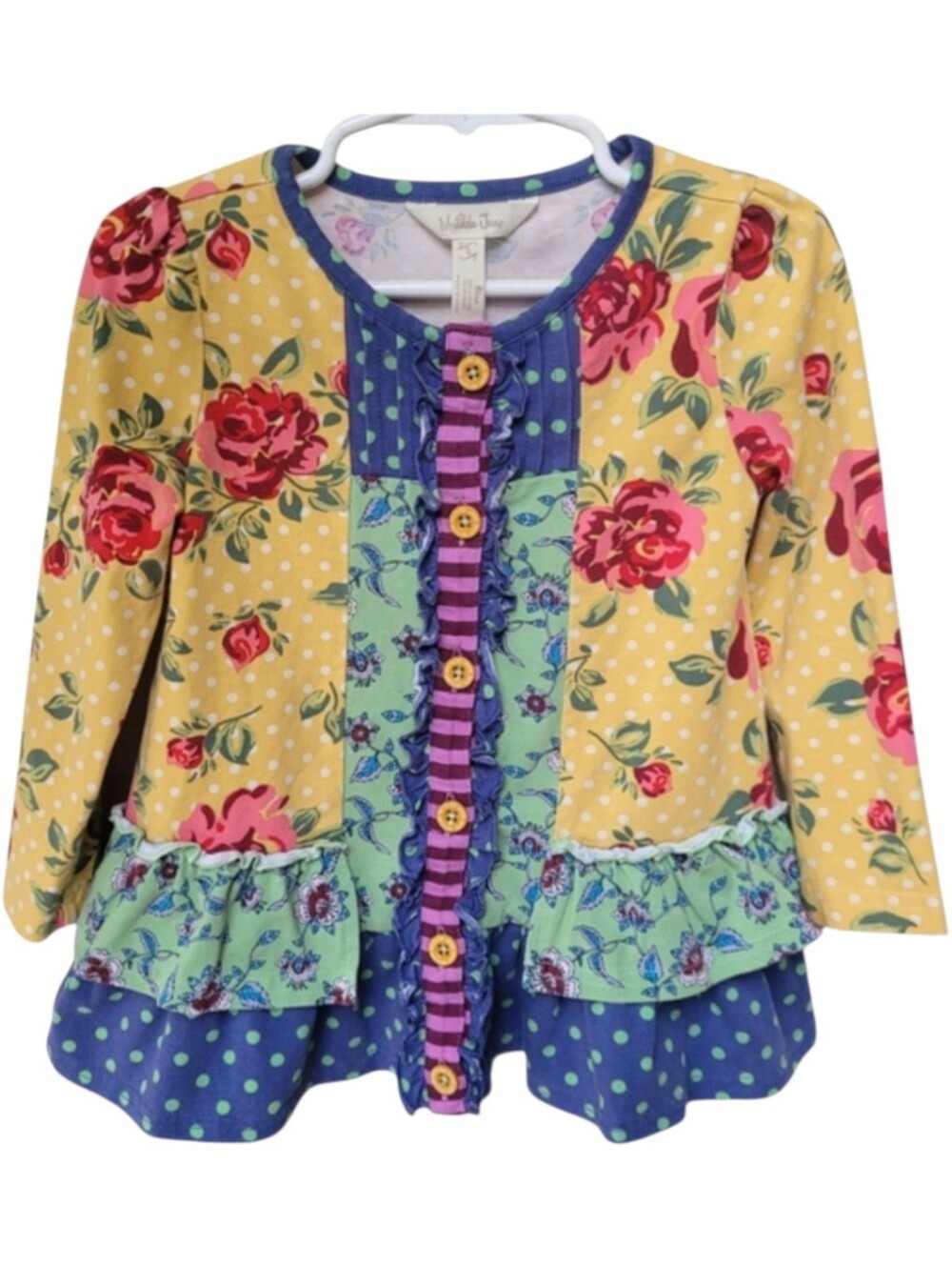 Matilda Jane Setting Sun Choose Your Own Path Tunic Top Size 2 Girl
